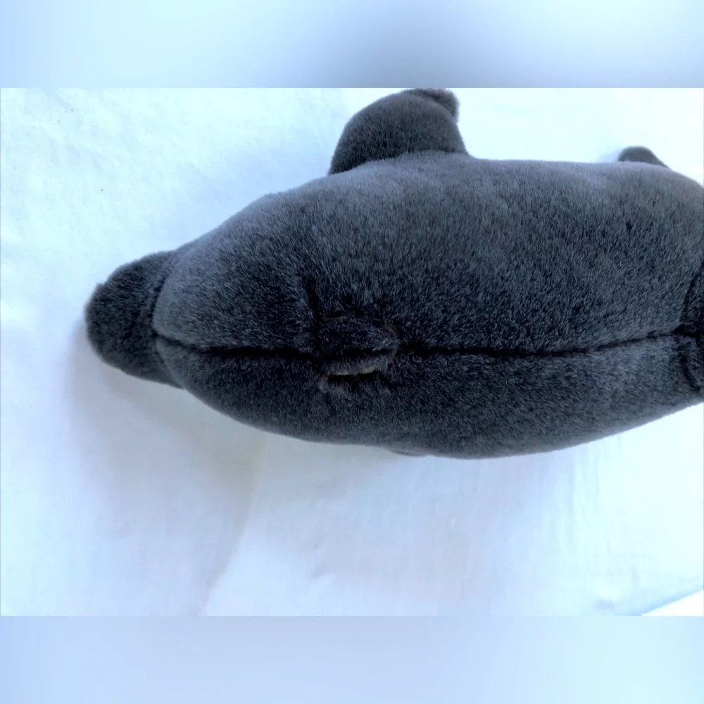 Dolphin Plush Toy Unbranded 14” Stuffed Animal Gray Soft Ocean